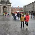 Harry and Isobel stride around Trinity College, The Dead Zoo, Dublin, Ireland - 17th February 2023