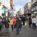 The gang on a busy Grafton Street, The Dead Zoo, Dublin, Ireland - 17th February 2023