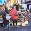 Isobel gets some flowers on Grafton Street, The Dead Zoo, Dublin, Ireland - 17th February 2023