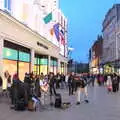 Buskers outside Brown Thomas on Grafton Street, The Dead Zoo, Dublin, Ireland - 17th February 2023