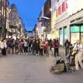 The buskers on Grafton Street, The Dead Zoo, Dublin, Ireland - 17th February 2023