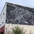 A big mural on a wall on York Road, The End of the Breffni, Blackrock, Dublin - 18th February 2023