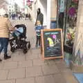 An amusing shop sign on Gentleman's Walk, We Are Detectorists, and a Trip to the Market, Norwich - 25th February 2023