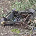 Some mangled car seat or something, A Short Walk in the Woods, Eye, Suffolk - 4th March 2023