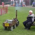 A tiny engine actually has a number plate, The Heritage Steam Gala, Bressingham Steam Museum, Norfolk - 1st May 2023