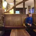 Harry in the clubhouse bar, A Coronation Camping Picnic, Kelling Heath, Norfolk - 6th May 2023