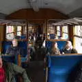 The others hang out in a Mark 1 TSO coach, A Coronation Camping Picnic, Kelling Heath, Norfolk - 6th May 2023