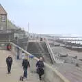 Down on the seafront at Sheringham, A Coronation Camping Picnic, Kelling Heath, Norfolk - 6th May 2023