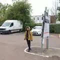 Harry roams Shelfanger Road car park, DesignerMakers' Fund-Raising Ceilidh, The Cornhall, Diss - 13th May 2023