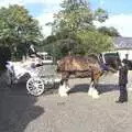 There's a horse and cart at the Oaksmere, Sean Visits, and an 18th Birthday Party, Eye, Suffolk - 18th August 2023