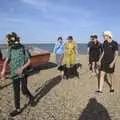 We head off from the beach, A Cambridge Reunion on the Beach, Dunwich, Suffolk - 23rd August 2023