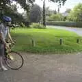 Phil waits for the rain to pass, The BSCC at the Cock Inn and a Flute Exam, Bedfield, Suffolk - 25th August 2023