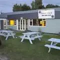 Outside Beach Park bar and café, Camping on the Edge at Snettisham Beach, Norfolk - 28th August 2023