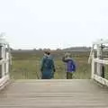 Isobel and Harry by the bridge, Fred and the SYWO at Snape Maltings, Snape, Suffolk - 3rd September 2023