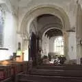 The nave of St. Andrew's, A Long Walk and a Long Ride, Hoxne and Kenninghall - 14th September 2023