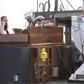 The first officer and captain survey the chaos, The Waverley Paddle Steamer at Southwold Pier, Suffolk - 27th September 2023