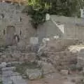 A lone cat roams some ancient ruins, The Cats of Rhodes, Ρόδος, Greece - 24th October 2023