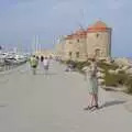 We walk the pier to the Rhodes windmills, The Cats of Rhodes, Ρόδος, Greece - 24th October 2023