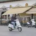 A helmetless dude on a moped, The Cats of Rhodes, Ρόδος, Greece - 24th October 2023