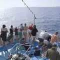 Passengers are on the lookout for dolphins, A Trip to Lindos and More Cats of Rhodes, Ρόδος και Λίνδος, Greece - 28th October 2023