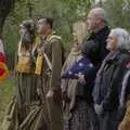 A couple of re-renactors appear in uniform, A B-17 Memorial, The Oaksmere Hotel, Brome, Suffolk - 10th November 2023