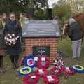 A selection of poppy wreaths, A B-17 Memorial, The Oaksmere Hotel, Brome, Suffolk - 10th November 2023