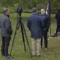 Clive gets interviewed by Alex Dunlop of BBC East, A B-17 Memorial, The Oaksmere Hotel, Brome, Suffolk - 10th November 2023