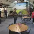 Steve in a Thorpe Abbots Nissen hut, A B-17 Memorial, The Oaksmere Hotel, Brome, Suffolk - 10th November 2023