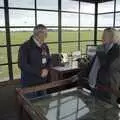 More chatting in the control tower, A B-17 Memorial, The Oaksmere Hotel, Brome, Suffolk - 10th November 2023