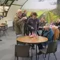 There's a tea break in the museum, A B-17 Memorial, The Oaksmere Hotel, Brome, Suffolk - 10th November 2023