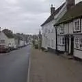 Botesdale's High Street, The Gislingham Silver Band at Botesdale Remembrance, Suffolk - 12th November 2023