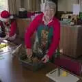 The ladies of the village are mixing, The GSB and the Christmas Pudding Mixing, Wickham Skeith, Suffolk - 25th November 2023