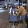 The Dutch organ dude is doing his thing, The Christmas Lights Switch On, Eye, Suffolk - 1st December 2023