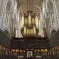 The Choir, and the cathedral's organ, A Tour of the Cathedral, Norwich, Norfolk - 2nd December 2023