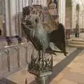 An interpretation of an unseen pelican as a lecturn, A Tour of the Cathedral, Norwich, Norfolk - 2nd December 2023