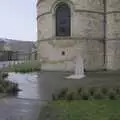 Edith Cavell's grave outside the cathedral, A Tour of the Cathedral, Norwich, Norfolk - 2nd December 2023