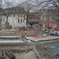 More rebuilding on the Haymarket, SYWO and Christmas Eve in Norwich, Norfolk - 24th December 2023