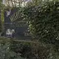 A derelict sign for a tea rooms in Mistley, A Postcard from Manningtree, Essex - 9th January 2024