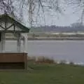 A shelter on the estuary shores, A Postcard from Manningtree, Essex - 9th January 2024