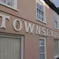 On old shop sign: Townsends, A Postcard from Manningtree, Essex - 9th January 2024