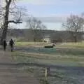 A frosty path, on the way to the church, The Preservation of Ickworth House, Horringer, Suffolk - 18th January 2024