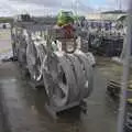 Pylon re-wiring pulleys, A Long Walk Around the Airfield, Eye, Suffolk - 11th February 2024