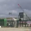 The new gas power station is being built, A Long Walk Around the Airfield, Eye, Suffolk - 11th February 2024