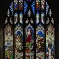 The nave window in St. Mary's, Diss, Palgrave Player's Wrap Party and a March Miscellany, Suffolk - 6th March 2024