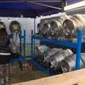 Out in the external beer tent, A Return to the Walks, Thornham, Suffolk - 1st April 2024