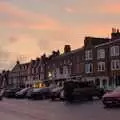 A nice sunset over Marlborough's High Street, A Postcard from Marlborough and a Walk on the Herepath, Avebury, Wiltshire - 8th April 2024