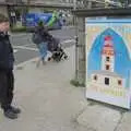 The Dun Laghaire East Pier lighthouse on a cabinet, A Couple of Days in Dublin, Ireland - 12th April 2024