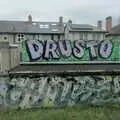 Drusto graffiti near Sydney Parade, A Couple of Days in Dublin, Ireland - 12th April 2024