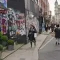 Isobel on a Dublin street, A Couple of Days in Dublin, Ireland - 12th April 2024