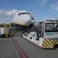 A Ryanair tug waits to do push back, A Couple of Days in Dublin, Ireland - 12th April 2024